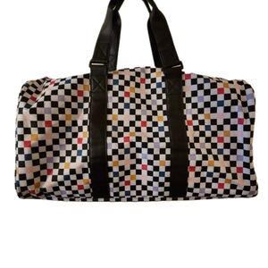 Checkered Duffle Bag, NWOT